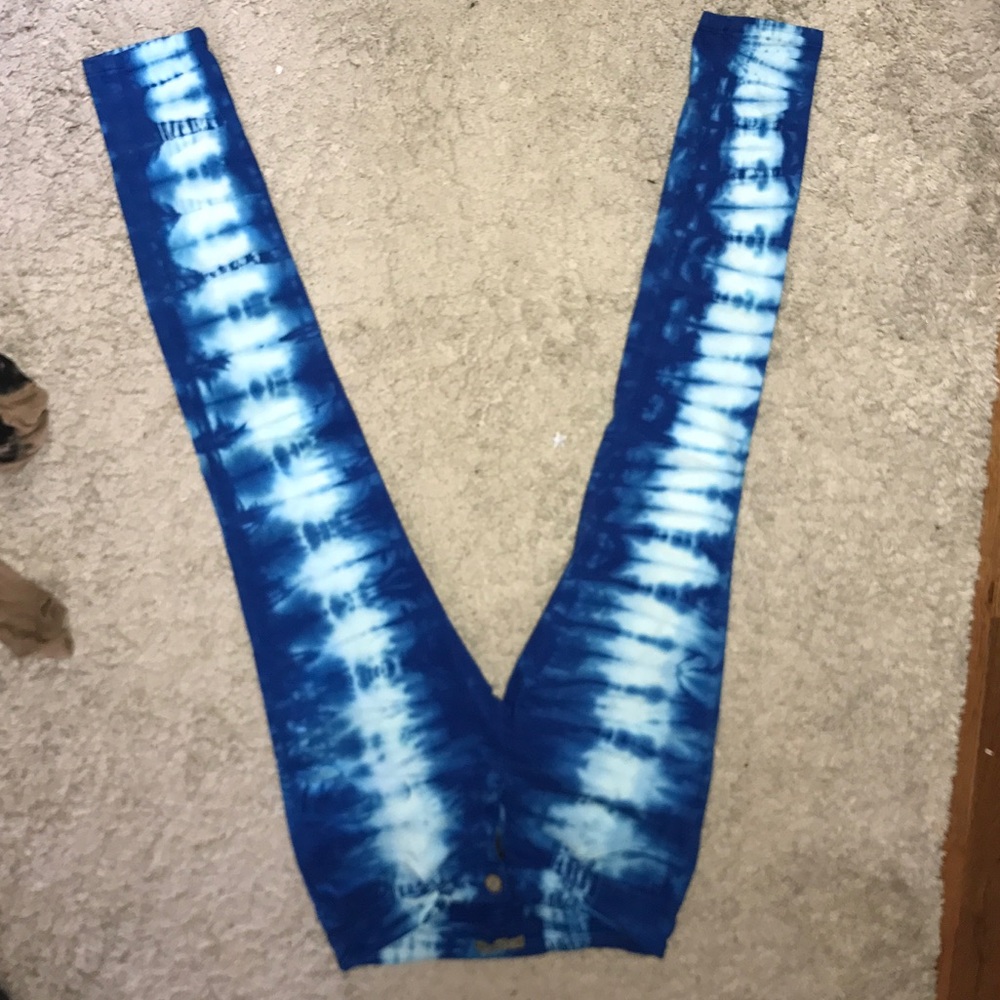 Romeo & Juliet couture blue and white tie dye jean - Picture 4 of 5